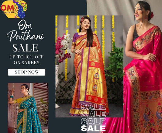 What are the most popular colors used in Paithani sarees