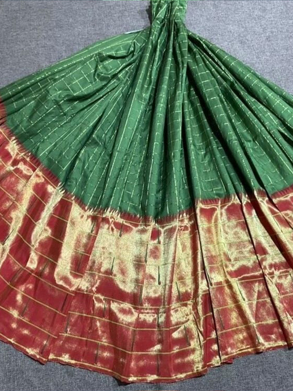 Pure silk handloom lehnga material