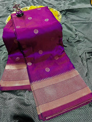 Kesariya Paithani Saree