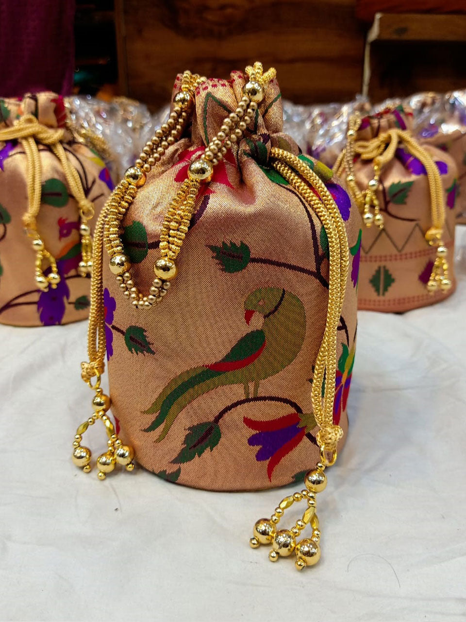 Ranes paithani purses price on sale