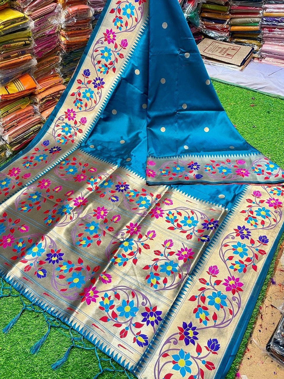 Pushpaa Brocade Paithani