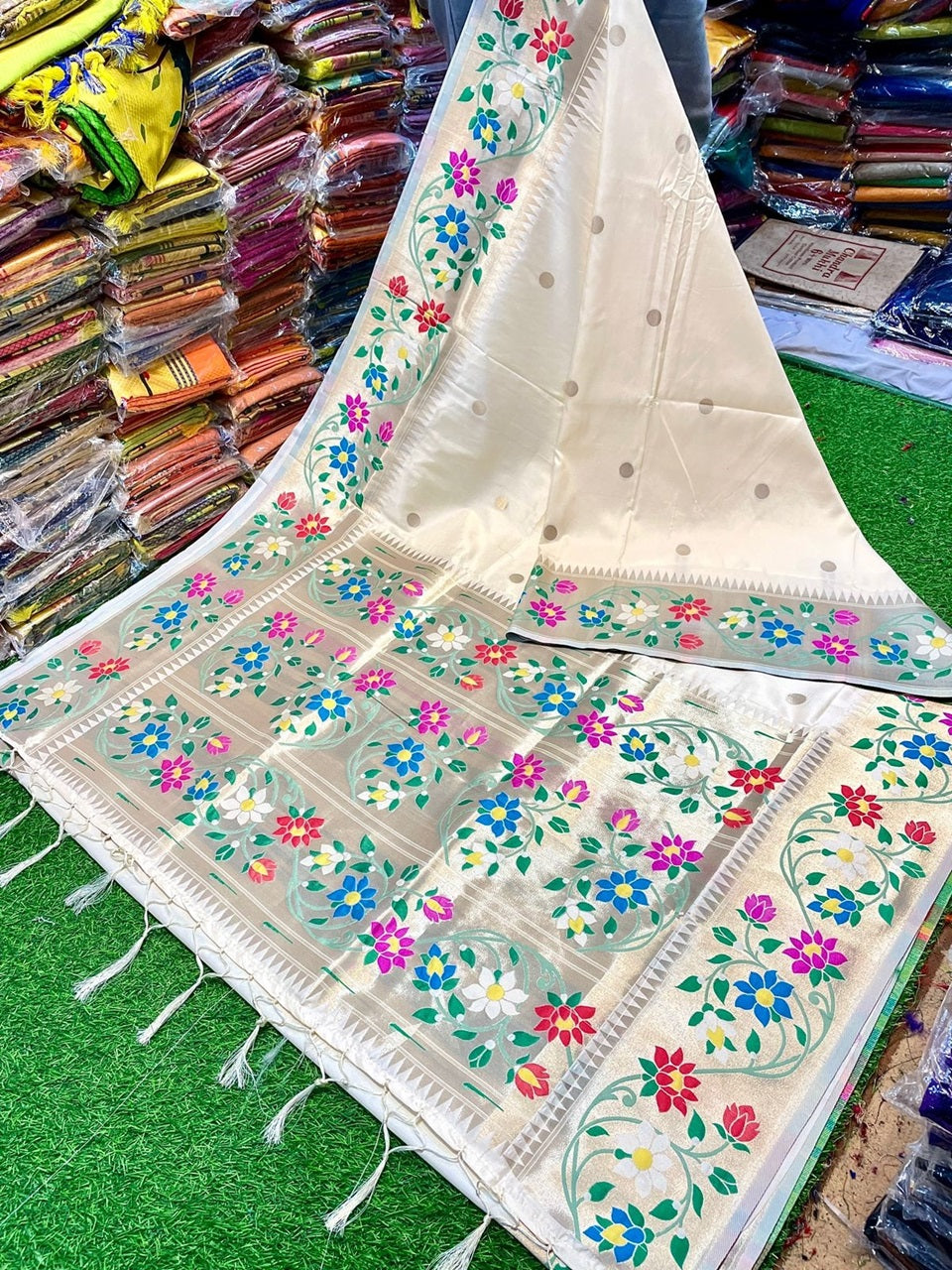 Pushpaa Brocade Paithani