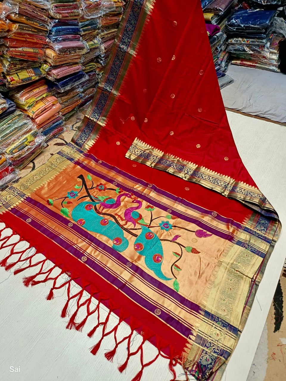 Kaveri Peacock Pallu Paithani