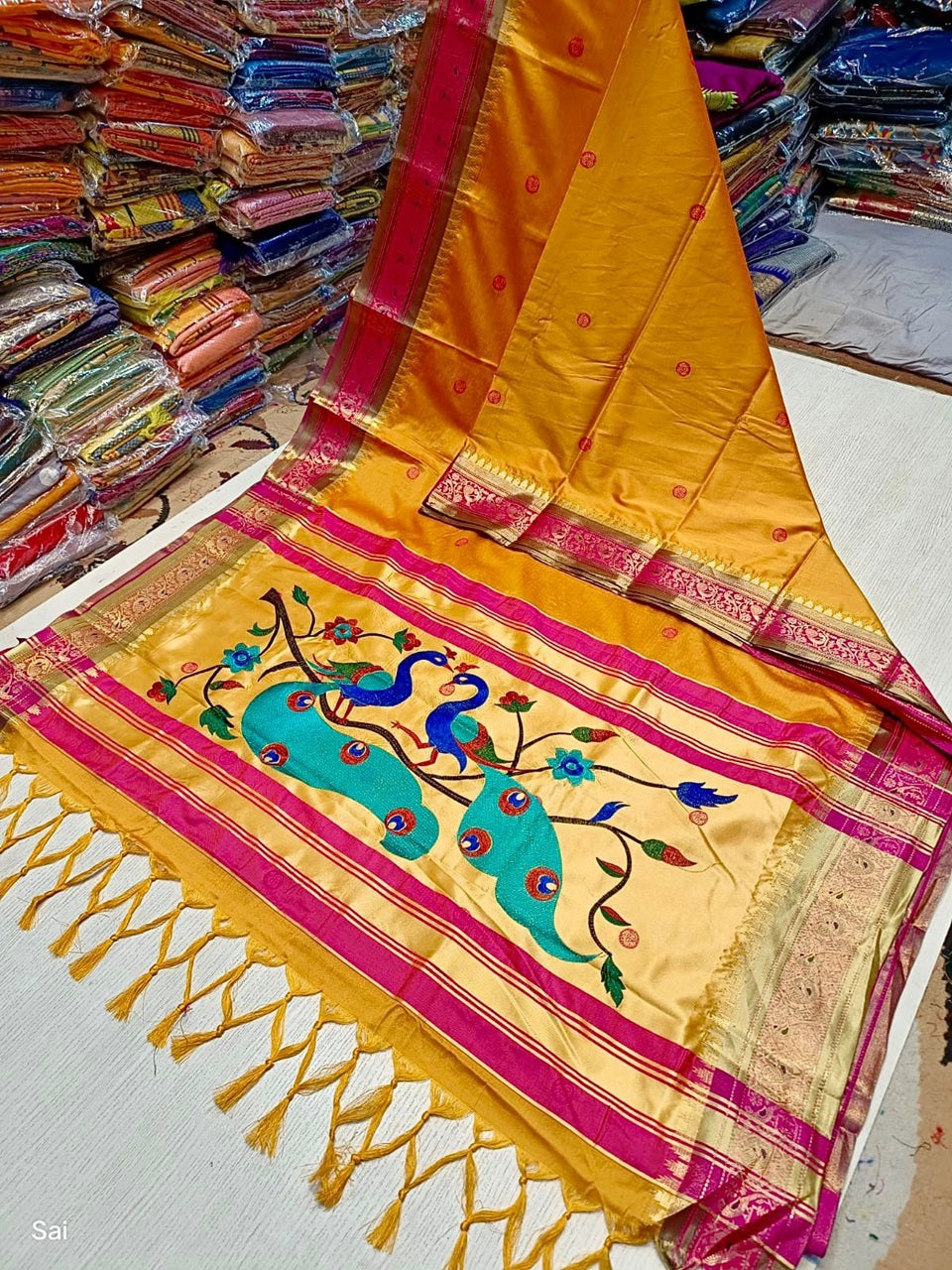 Kaveri Peacock Pallu Paithani