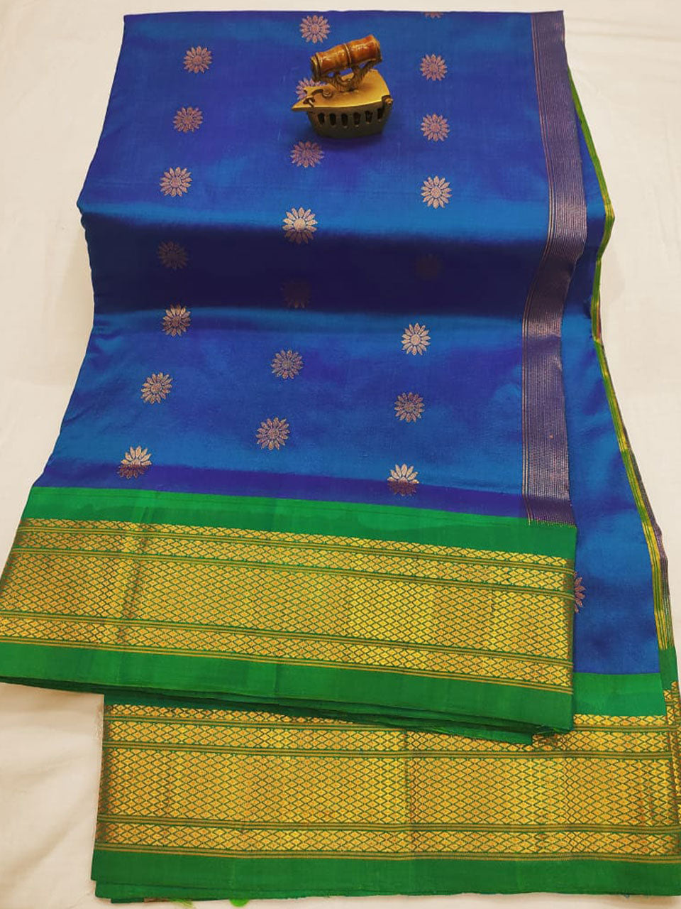 Pure silk handloom maharani paithani saree