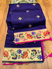 Lotus Brocade paithani sarees