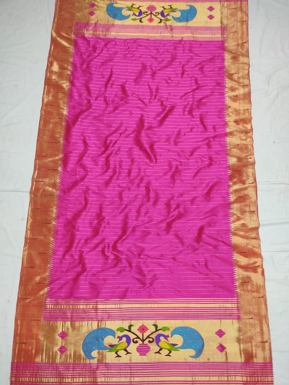 Pure silk handloom paithani dupatta