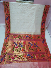 Pure Silk Handloom Bocade Paithani Saree