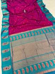 Navmi Brocked Paithani Saree