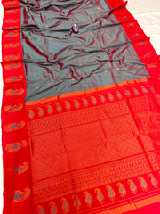 Navmi Brocked Paithani Saree