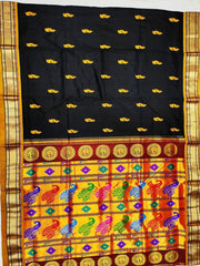 Pure silk maharani yeola Handloom paithani and 30 mor padar paithani pure silk