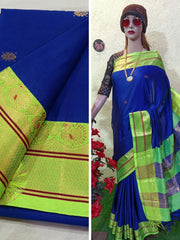 Peshvai border paithani soft sico silk saree