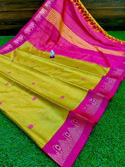 Temple Nath Paithani Soft Silk
