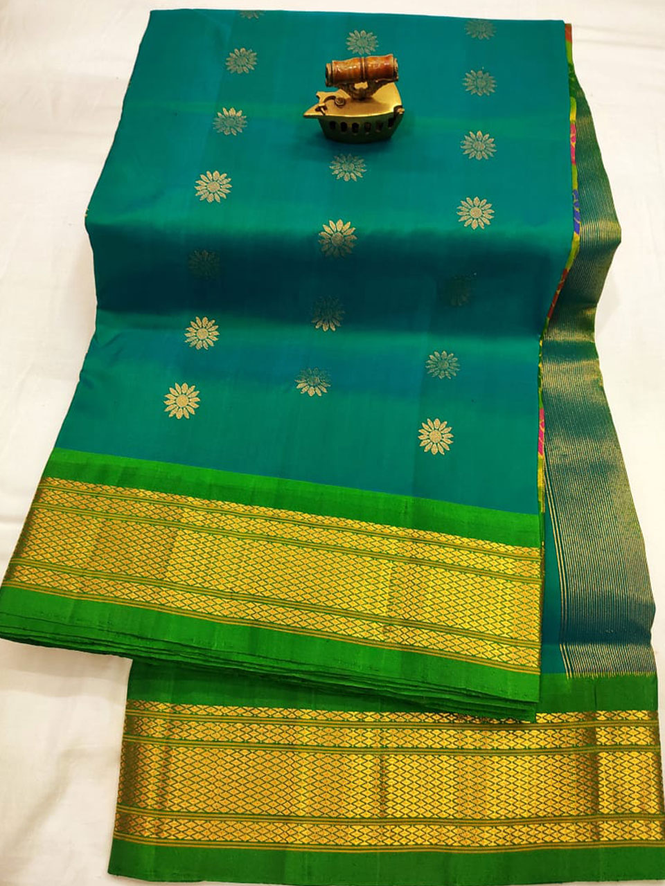 Pure silk handloom maharani paithani saree