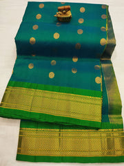 Pure silk handloom maharani paithani saree