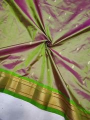 Pure silk handloom traditional pallu paithani saree