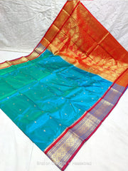 New Semi Kanjivaram multicolour