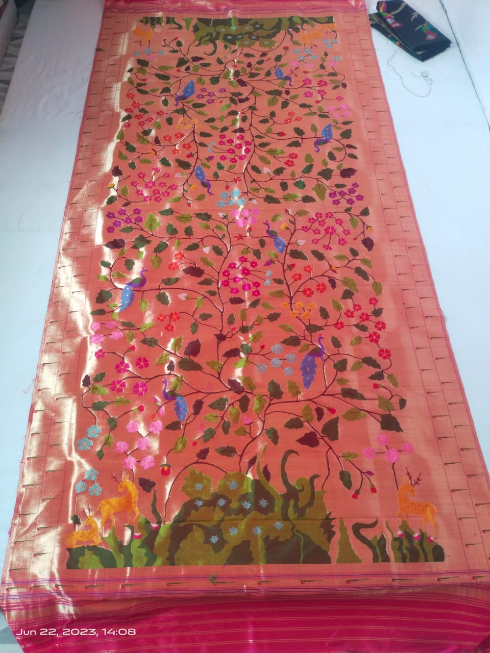 Pure Silk Handloom Paithani Dupatta