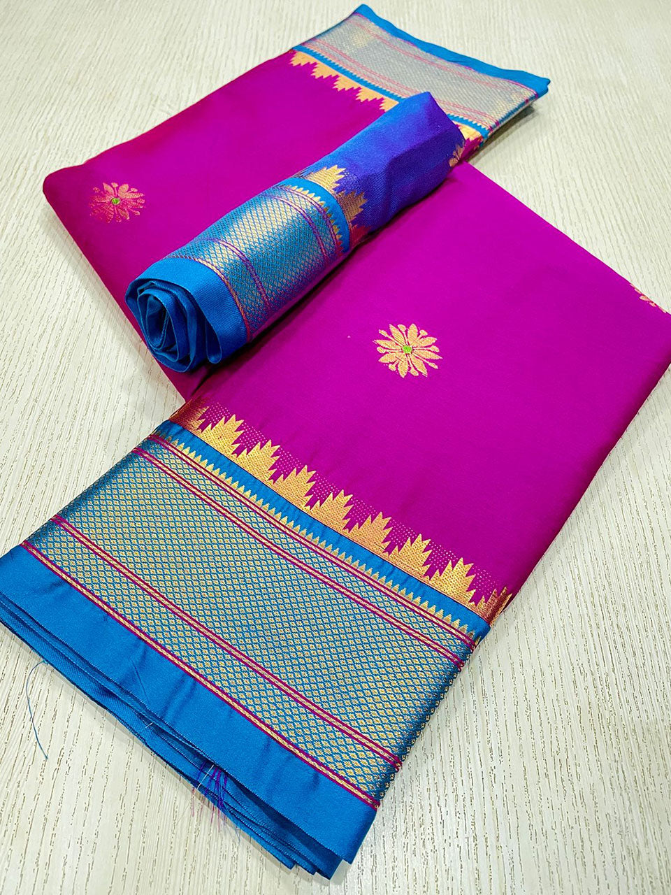 Maharani Paithani multicolour